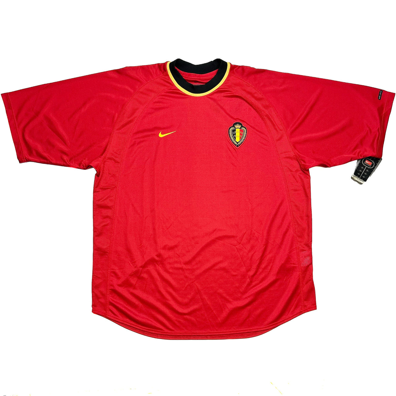 CULT KITS - 2000/02 BELGIUM *BNWT* HOME SHIRT (XL) NIKE