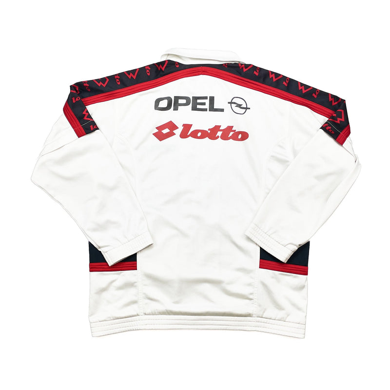 1995/96 AC MILAN TRACK JACKET (M) LOTTO