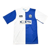 1996/98 Blackburn Rovers Sherwood #4 Heimtrikot (S) Asics