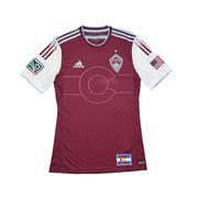 2013/14 Colorado Rapids *Mannschaftssigniertes* Spieler-Issue Heimtrikot (S) Adidas