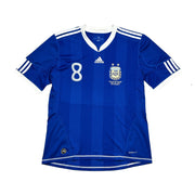 2010/11 Argentinien Veron #8 (Griechenland gegen Argentinien) Auswärtstrikot (L) Adidas