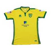 2016/17 Norwich City Howson #8 *Match Issue* Heimtrikot (M) Errea