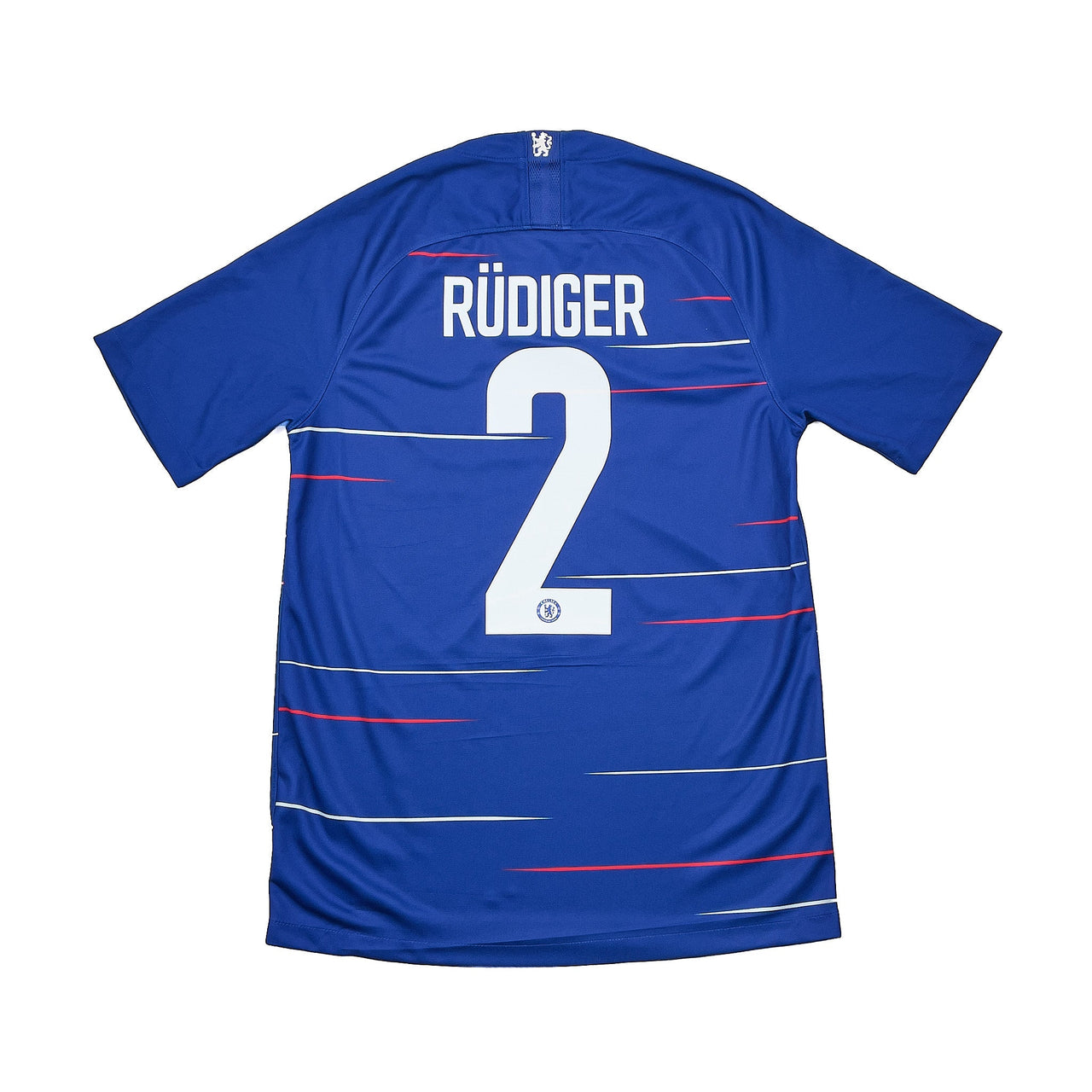 CULT KITS - 2018/19 CHELSEA RUDIGER #2 HOME SHIRT (S) NIKE