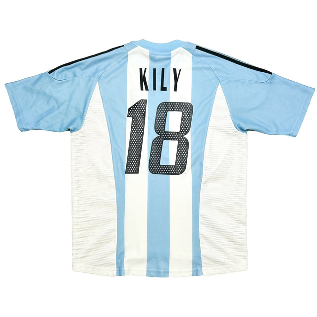 2002/04 ARGENTINA KILY #18 HOME SHIRT (L) ADIDAS