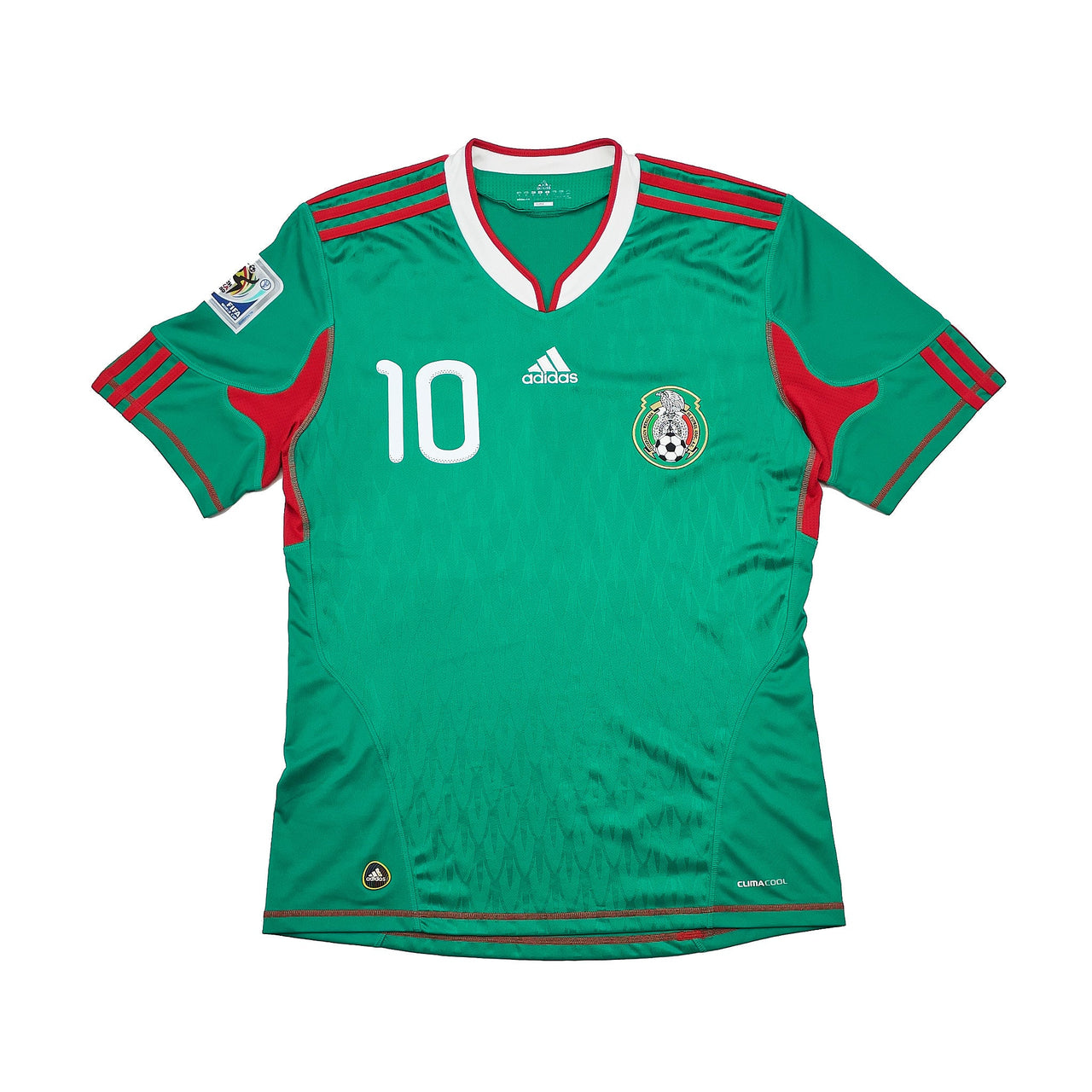 2010/11 MEXICO C.BLANCO #10 HOME SHIRT (M) ADIDAS, Cult Kits