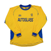 2000/01 Chelsea Zola #25 Langarm-Auswärtstrikot (L) Umbro