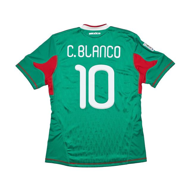 2010/11 MEXICO C.BLANCO #10 HOME SHIRT (M) ADIDAS, Cult Kits