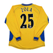 2000/01 Chelsea Zola #25 Langarm-Auswärtstrikot (L) Umbro