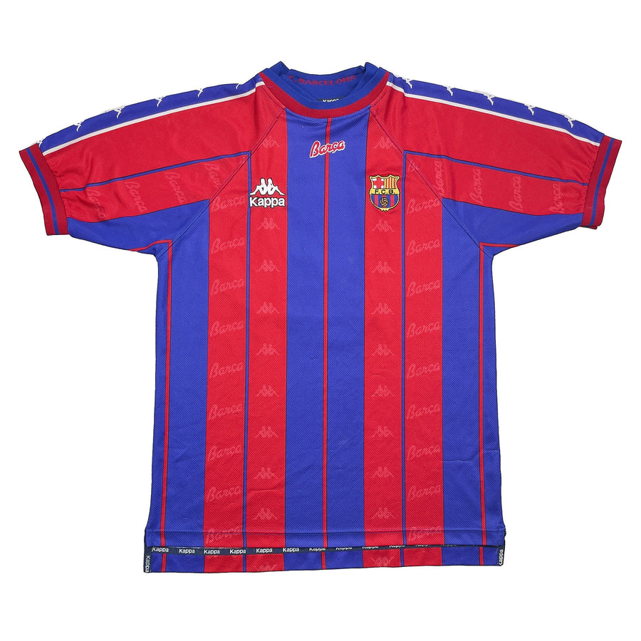 1997/98 Barcelona #8 (Stoichkov) Heimtrikot (XL) Kappa