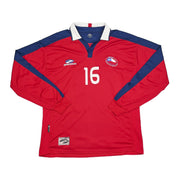 2004/05 Chile Nr. 16 Langarm *Spielervariante* Heimtrikot (L) Brooks