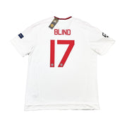 2015/16 Manchester United Blind #17 *BNWT* Authentisches C/L Auswärtstrikot (XXL) Adidas