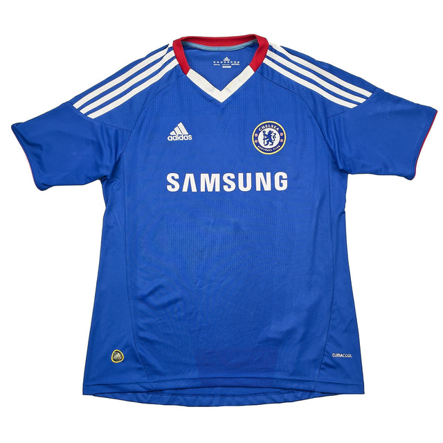 CULT KITS - 2010/11 CHELSEA DAVID LUIZ #4 HOME SHIRT (S) ADIDAS
