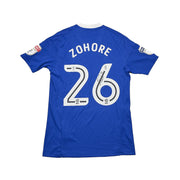 2016/17 Cardiff City Zohore #26 *Match Issued + Signed* Heimtrikot (S) Adidas