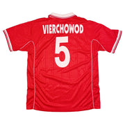 1998/99 Piacenza Vierchowod #5 *Match Issued* Heimtrikot (XL) Lotto