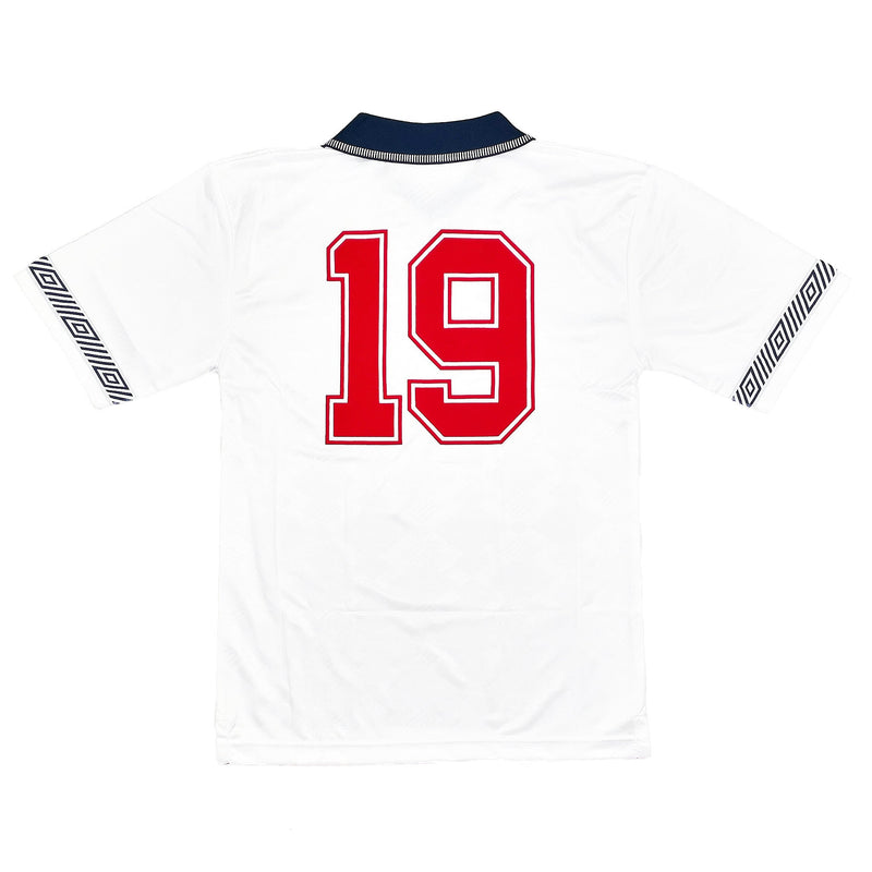 1990 UMBRO #19 ITALIA 90 *RE-ISSUE* TEMPLATE HOME SHIRT (S)