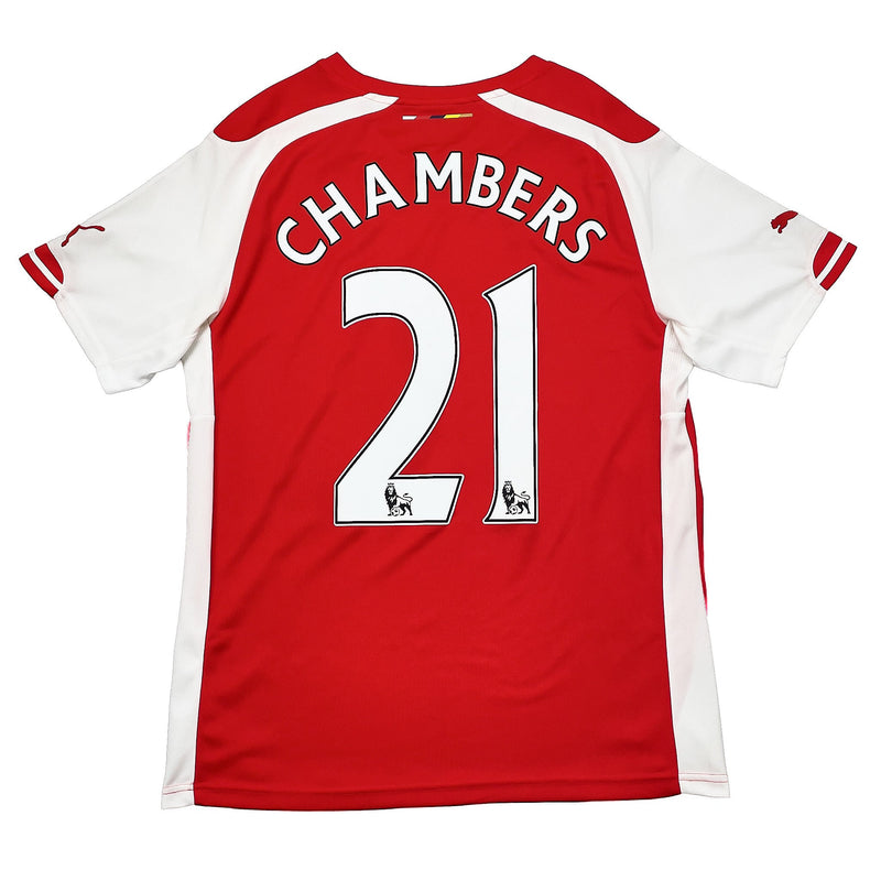 CULT KITS - 2014/15 ARSENAL CHAMBERS #21 HOME SHIRT (M) PUMA