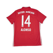 2016/17 FC Bayern München Alonso #14 Heimtrikot (L) Adidas