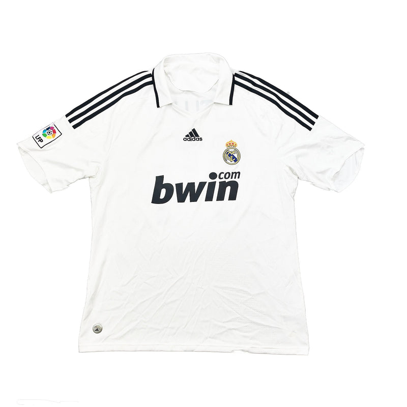 2008/09 Real Madrid Guti Haz #14 Home Shirt (XL) Adidas