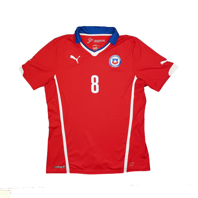 2014/15 CHILE VIDAL #8 HOME SHIRT (M) PUMA