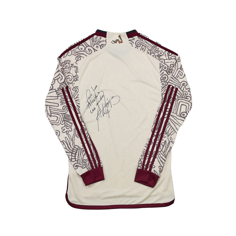 2022/23 MEXICO *SIGNED* L/S AWAY SHIRT (S) ADIDAS