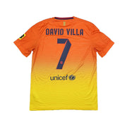 2012/13 Barcelona David Villa #7 Auswärtstrikot (M) Nike