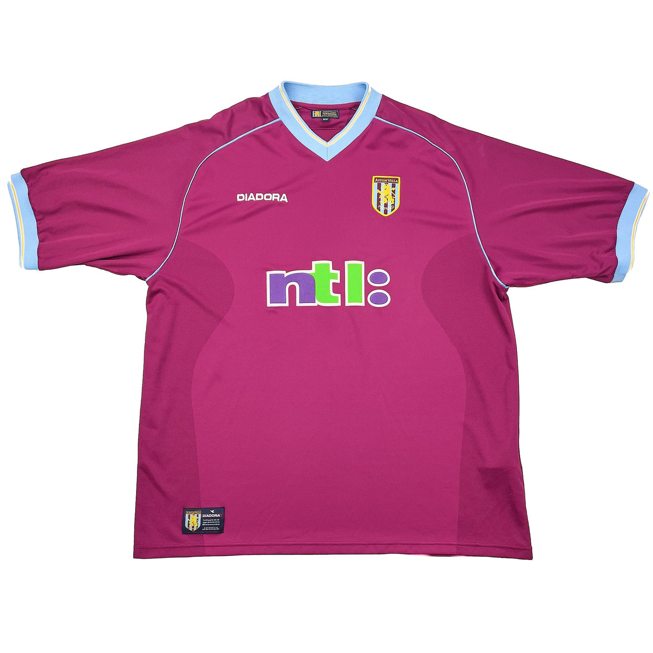CULT KITS - 2001/02 ASTON VILLA HADJI #21 HOME SHIRT (XXL) DIADORA