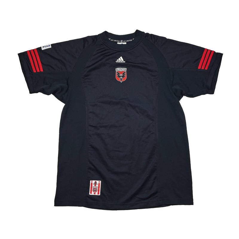 2003 DC UNITED TRAINING SHIRT (L) ADIDAS