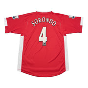 2005/06 Charlton Athletic Sorondo #4 Heimtrikot (S) Joma