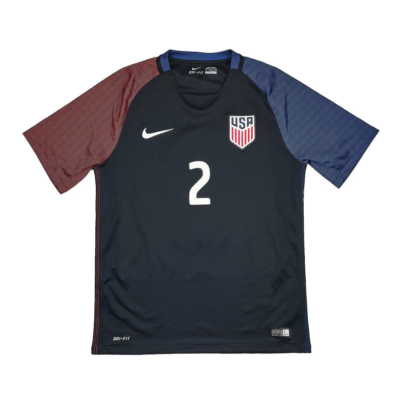 2016/17 USA YEDLIN #2 AWAY SHIRT (M) NIKE