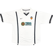 2000/01 Valencia Deschamps #4 Heimtrikot (L) Nike