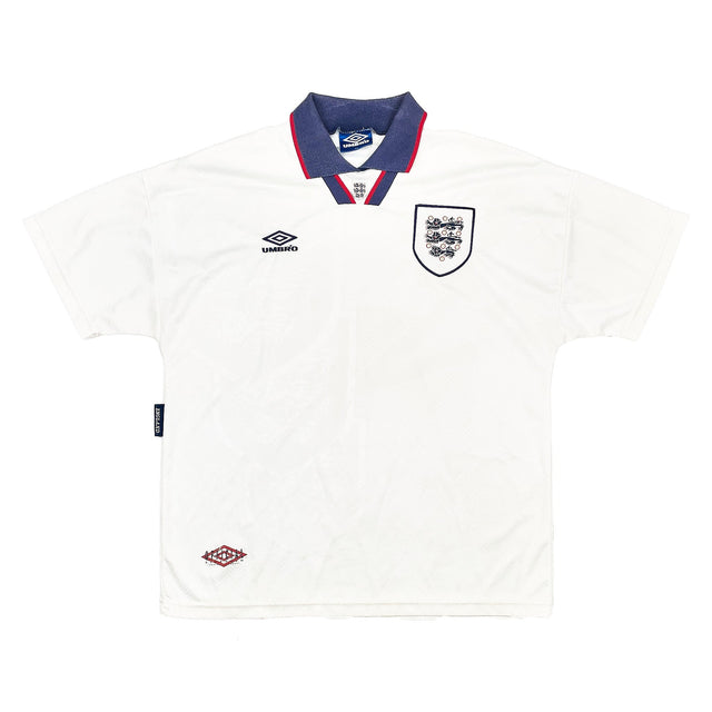 CULT KITS - 1993/95 ENGLAND HOME SHIRT (XL) UMBRO
