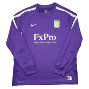 2010/11 Aston Villa #36 Player Issue Trainingspullover (XL) Nike