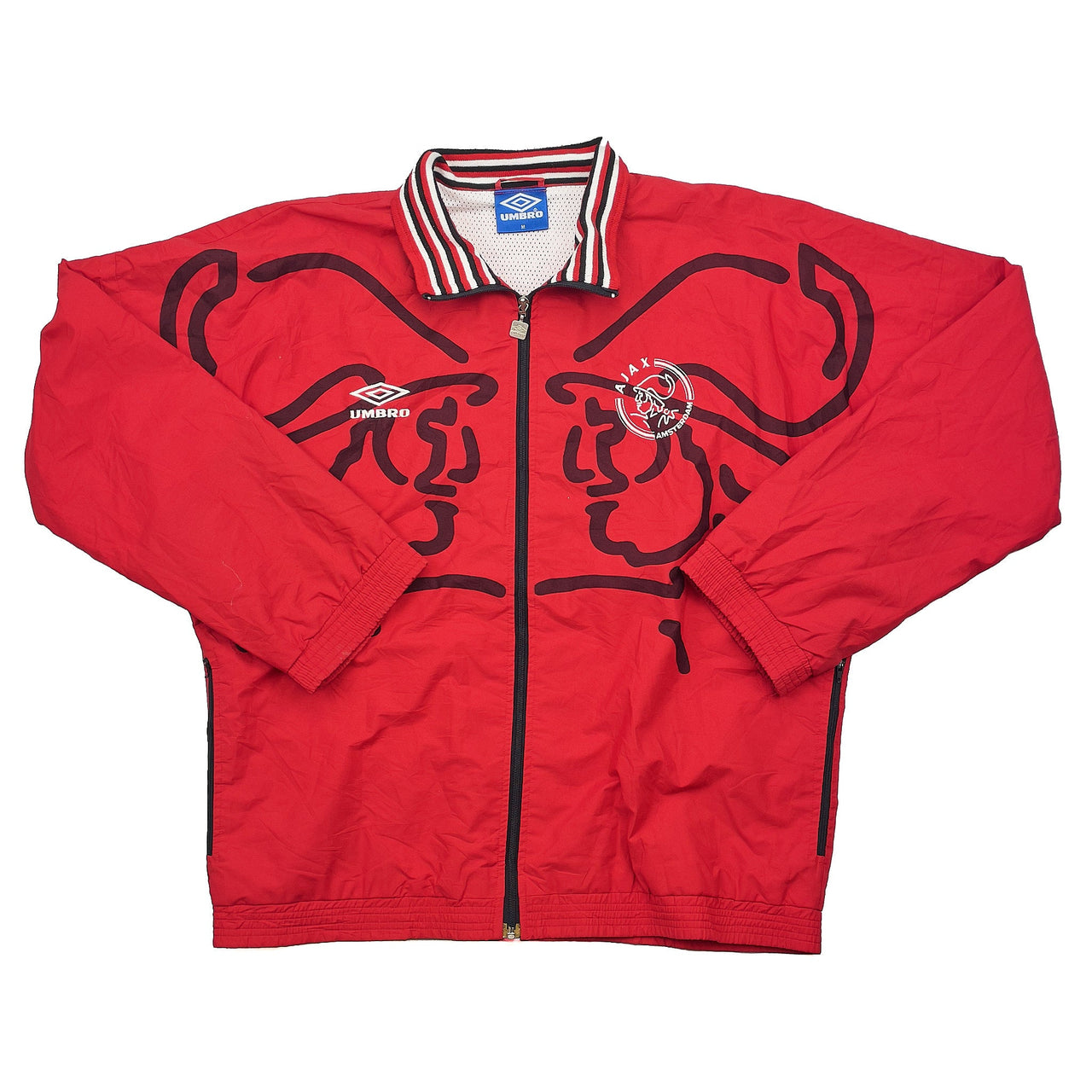 CULT KITS - 1995/96 AJAX TRACK JACKET (M) UMBRO