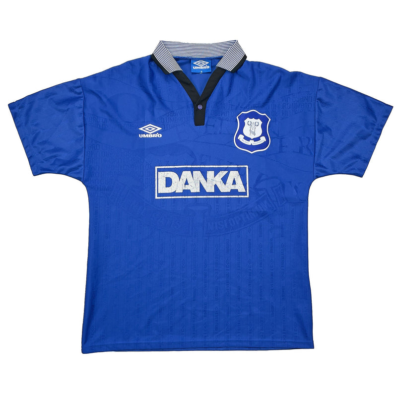 CULT KITS - 1995/97 EVERTON HOME SHIRT (M) UMBRO