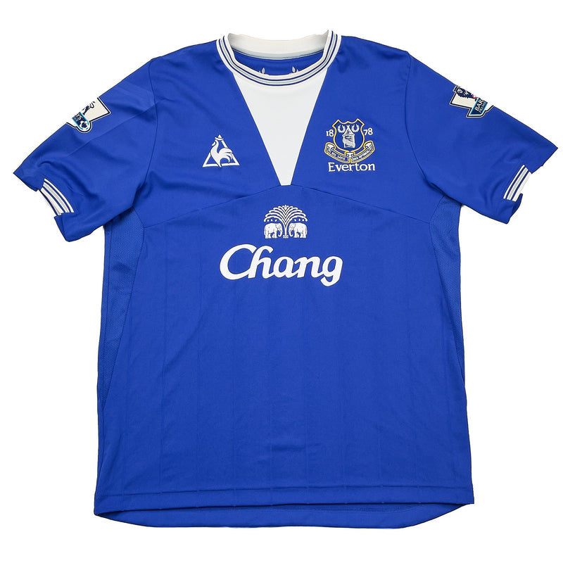 2009/10 EVERTON DONOVAN #9 HOME SHIRT (L) LE COQ
