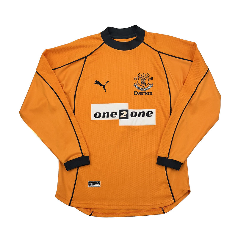 2000/01 EVERTON GERRARD #1 GK SHIRT (M) PUMA