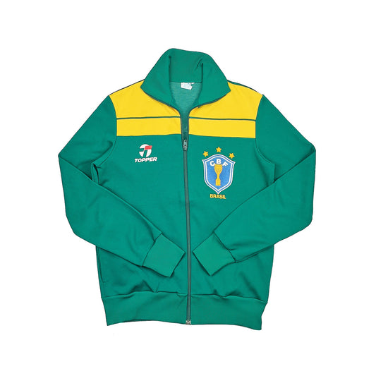 CULT KITS - 1980/82 BRAZIL TRACK JACKET (S) TOPPER