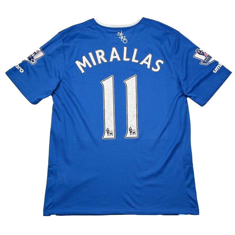 CULT KITS - 2015/16 EVERTON MIRALLAS #11 HOME SHIRT (XL) UMBRO