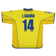 2002/03 Villarreal J.Galvan #14 Heimtrikot (L) Kelme