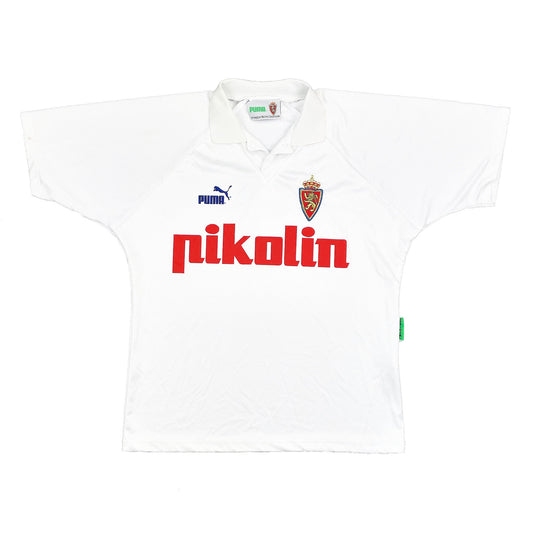 1994/95 REAL ZARAGOZA #9 HOME SHIRT (L) PUMA