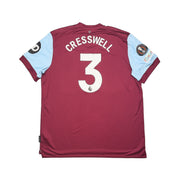 2023/24 West Ham Cresswell #3 Heimtrikot (XXXL) Umbro