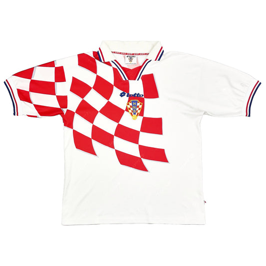 1998/01 CROATIA HOME SHIRT (L) LOTTO