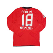 2010/11 Hertha Berlin Niemeyer #18 *Player Issue* Langarm Auswärtstrikot (XL) Nike