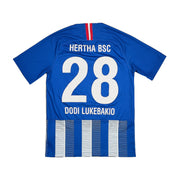 2018/19 Hertha Berlin Dodi Lukebakio #28 Heim Trikot (S) Nike