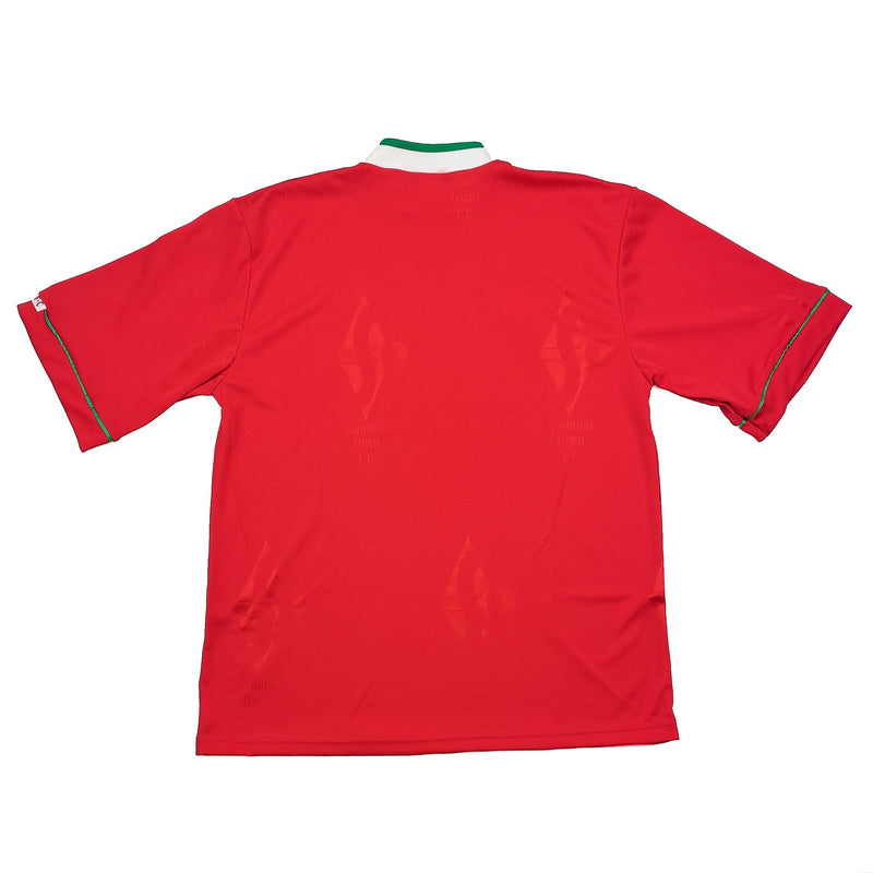 CULT KITS - 1995/97 SWINDON TOWN *MINT* HOME SHIRT (L) MIZUNO