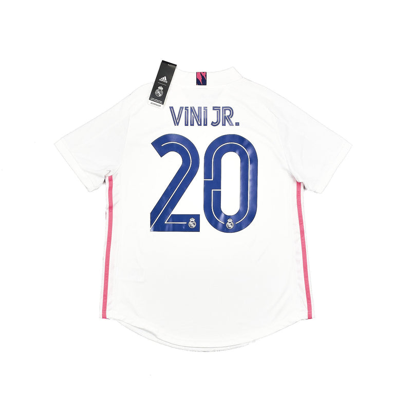 2020/21 REAL MADRID VINI JR #20 *BNWT* HOME SHIRT (WOMENS L) ADIDAS