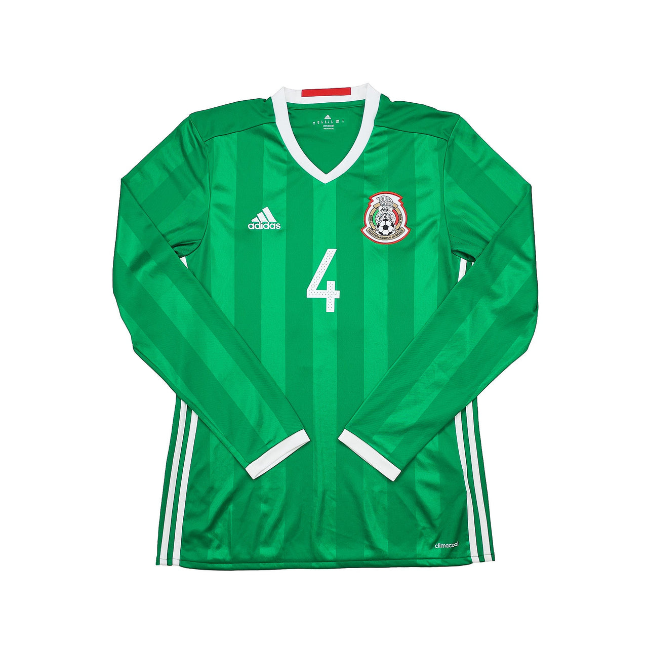 2016/17 MEXICO R.MARQUEZ #4 L/S HOME SHIRT (M) ADIDAS