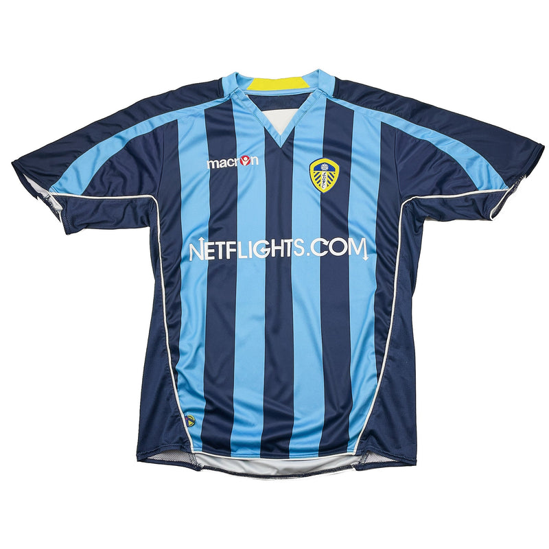 CULT KITS - 2008/09 LEEDS UNITED TRUNDLE #35 AWAY SHIRT (M) MACRON