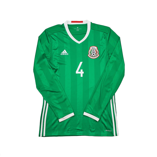 CULT KITS - 2016/17 MEXICO MARQUEZ #4 L/S HOME SHIRT (M) ADIDAS