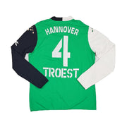 2005/06 Hannover 96 Troest #4 L/S *Match Issued* Heimtrikot (XXL) Diadora